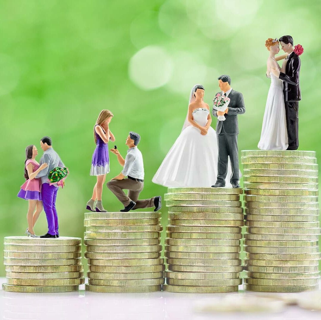 stages of life from meeting someone to get marring and also growing ourself financially with our relationship